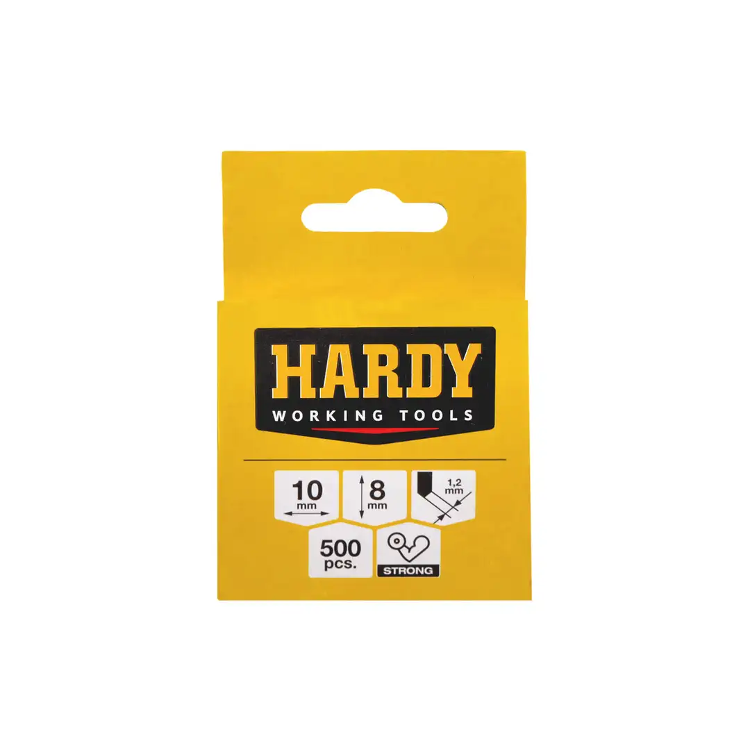 HARDY Staples for Tacker Gun, 500 pcs., cardboard pack
