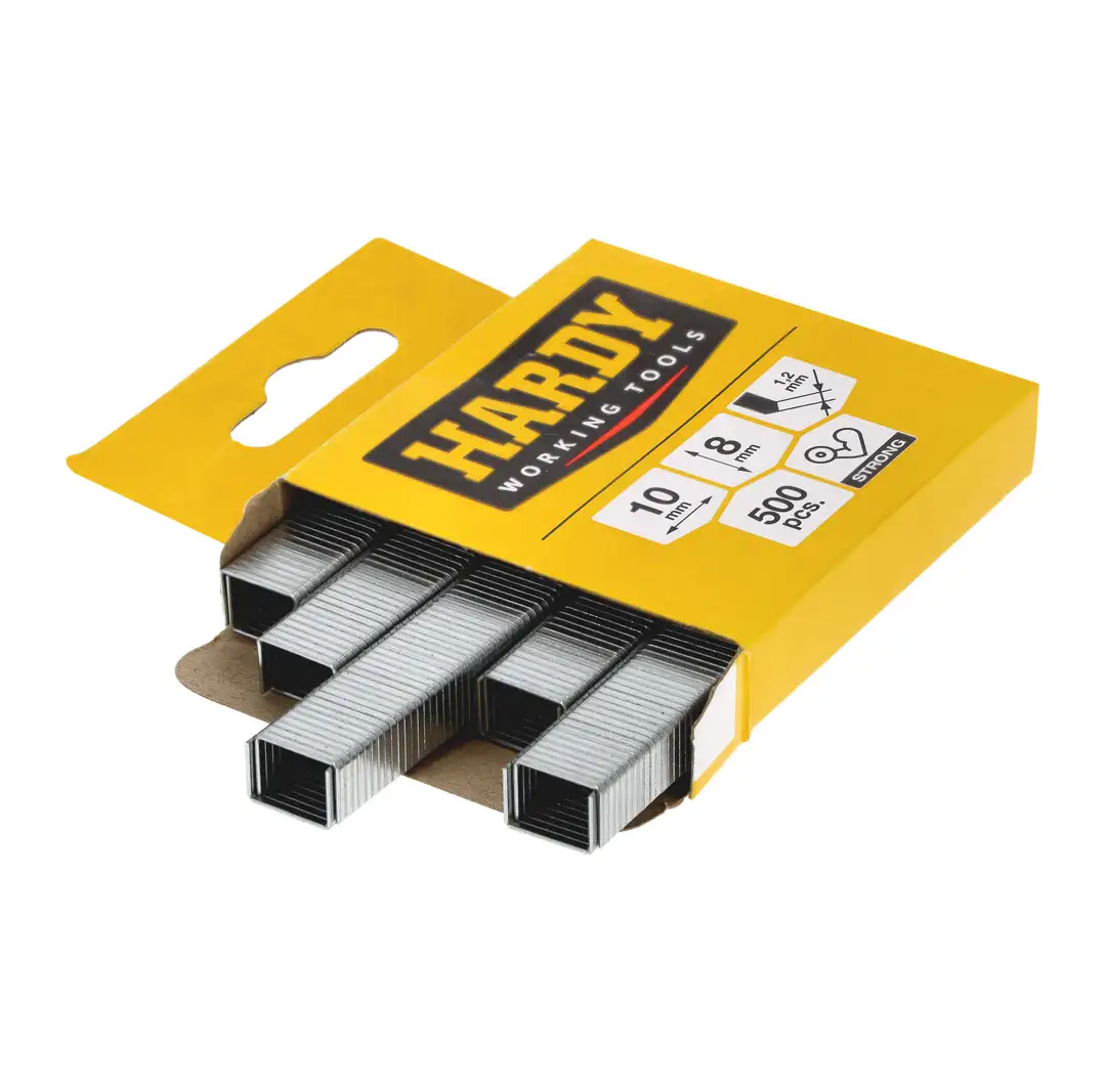 HARDY Staples for Tacker Gun, 500 pcs., cardboard pack